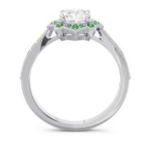 Art Deco Halo Roha Ring