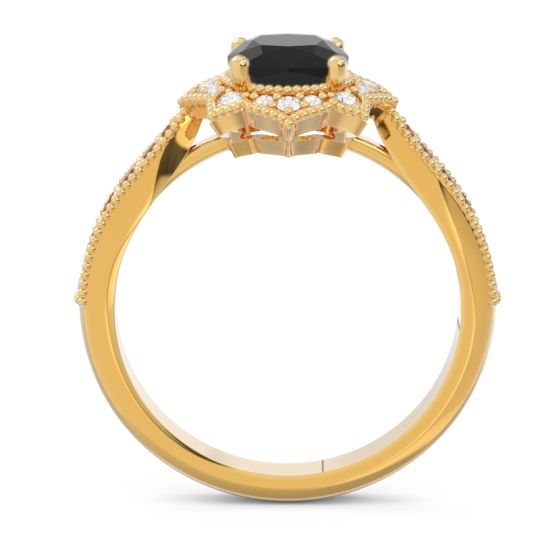 Art Deco Halo Roha Ring