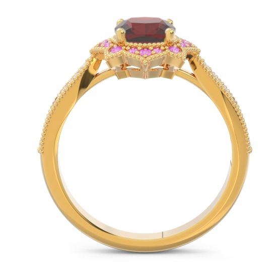 Art Deco Halo Roha Ring