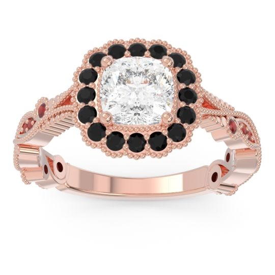 Art Deco Halo Guna Ring