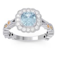 Art Deco Halo Guna Ring