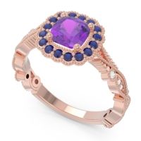 Art Deco Halo Guna Ring