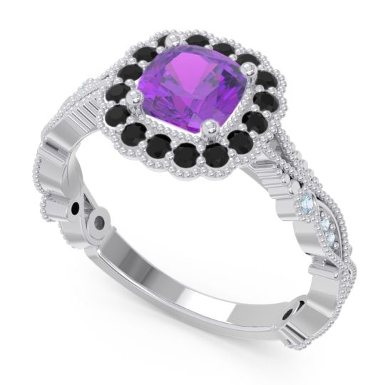Art Deco Halo Guna Ring