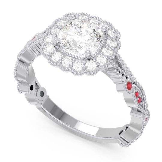 Art Deco Halo Guna Ring