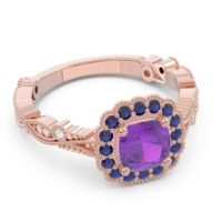 Art Deco Halo Guna Ring
