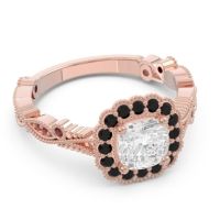 Art Deco Halo Guna Ring