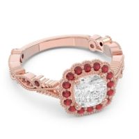 Art Deco Halo Guna Ring