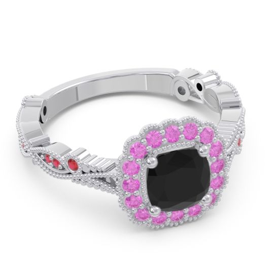 Art Deco Halo Guna Ring