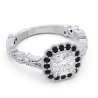 Art Deco Halo Guna Ring