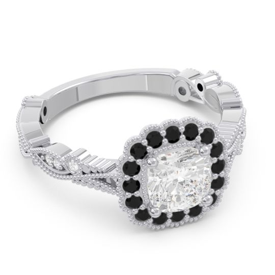 Art Deco Halo Guna Ring