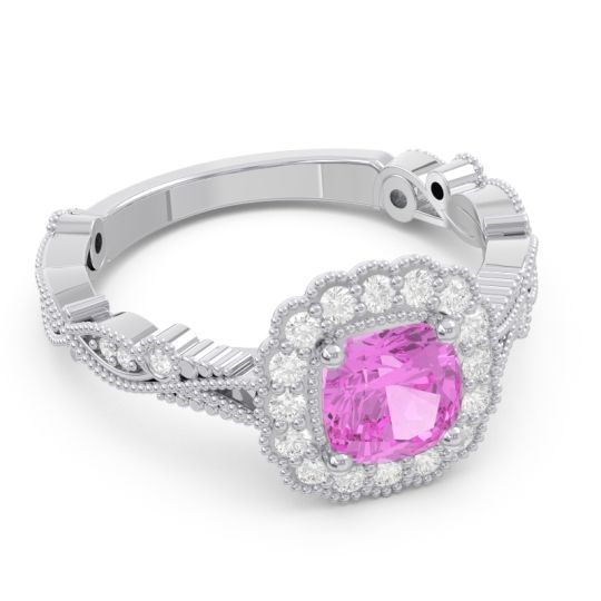 Art Deco Halo Guna Ring