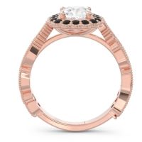 Art Deco Halo Guna Ring
