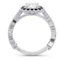 Art Deco Halo Guna Ring