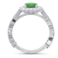 Art Deco Halo Guna Ring