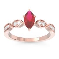 Art Deco Marquise Relayana Ring