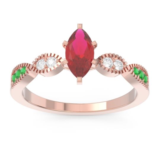 Art Deco Marquise Relayana Ring