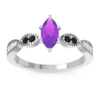 Art Deco Marquise Relayana Ring