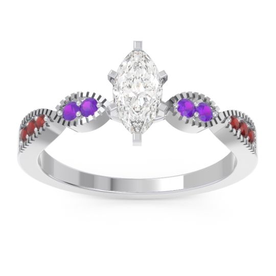 Art Deco Marquise Relayana Ring