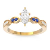 Art Deco Marquise Relayana Ring