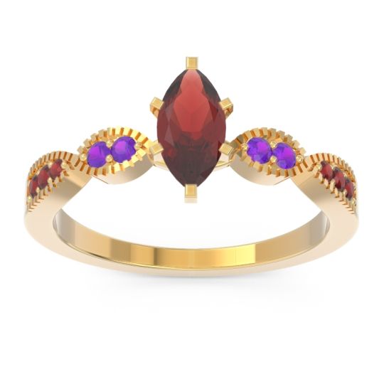 Art Deco Marquise Relayana Ring