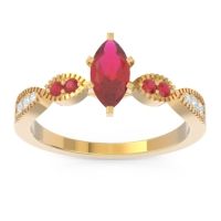 Art Deco Marquise Relayana Ring