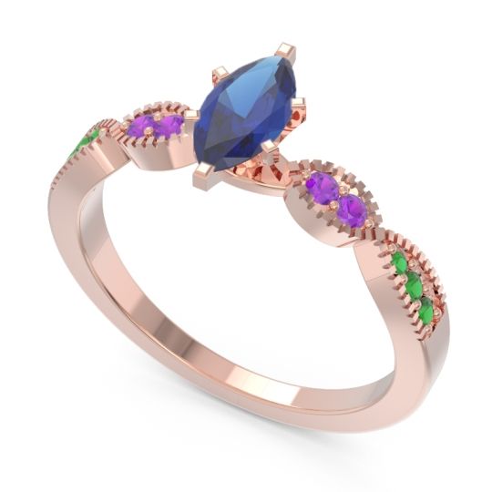 Art Deco Marquise Relayana Ring