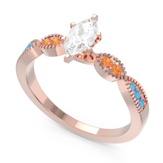 Art Deco Marquise Relayana Ring