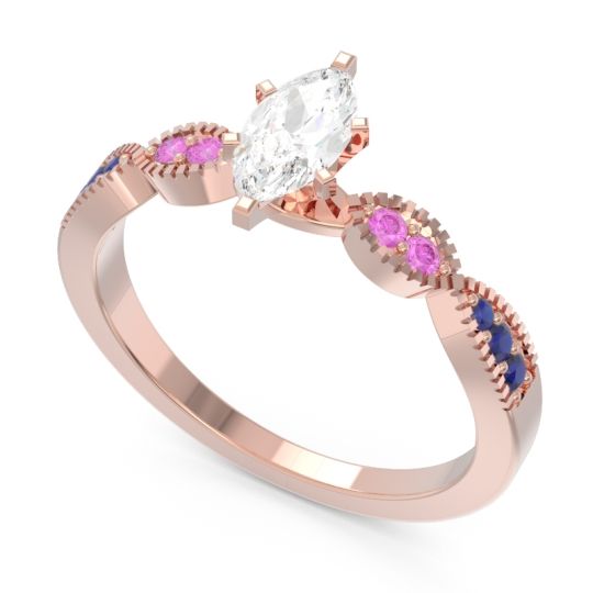 Art Deco Marquise Relayana Ring