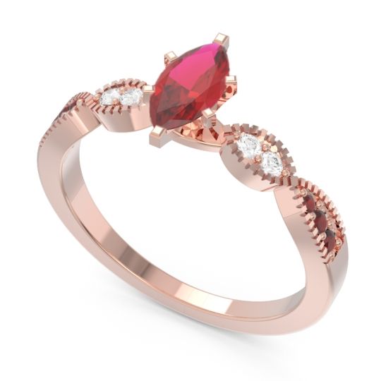 Art Deco Marquise Relayana Ring