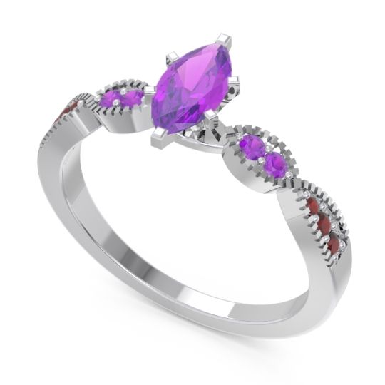 Art Deco Marquise Relayana Ring