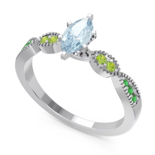 Art Deco Marquise Relayana Ring