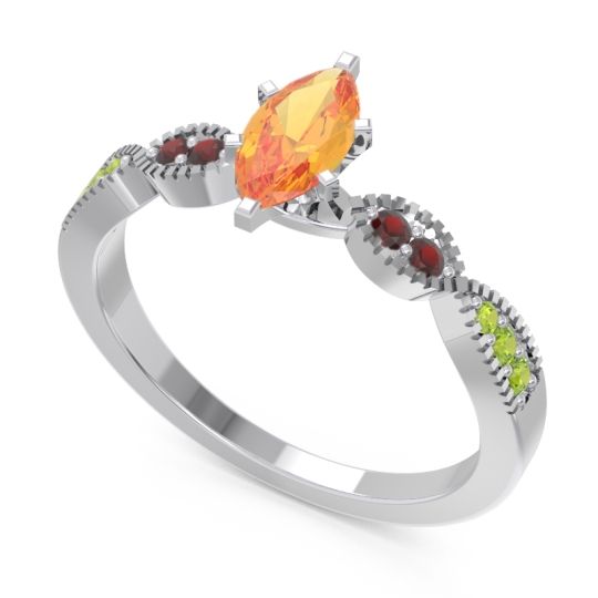 Art Deco Marquise Relayana Ring