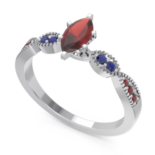 Art Deco Marquise Relayana Ring