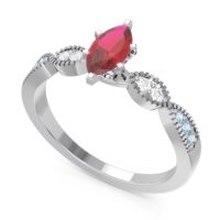 Art Deco Marquise Relayana Ring