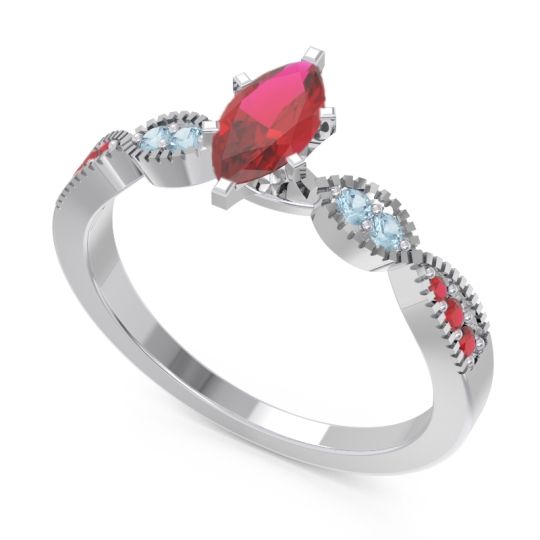 Art Deco Marquise Relayana Ring