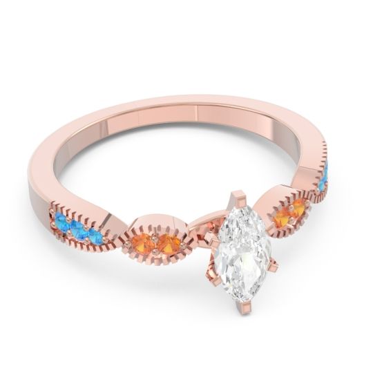 Art Deco Marquise Relayana Ring