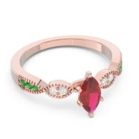 Art Deco Marquise Relayana Ring