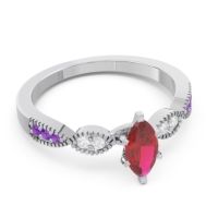 Art Deco Marquise Relayana Ring