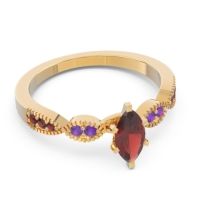 Art Deco Marquise Relayana Ring