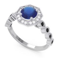 Art Deco Halo Devalaya Ring