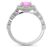 Art Deco Halo Devalaya Ring