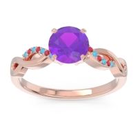 Solitaire Milgrain Atati Ring