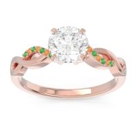 Solitaire Milgrain Atati Ring