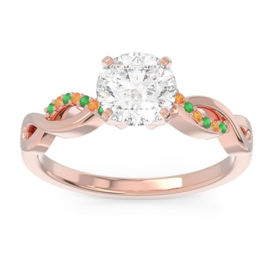 Solitaire Milgrain Atati Ring