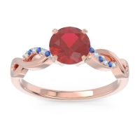 Solitaire Milgrain Atati Ring