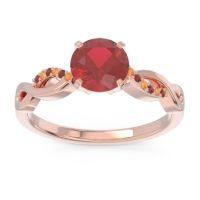 Solitaire Milgrain Atati Ring