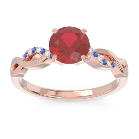 Solitaire Milgrain Atati Ring