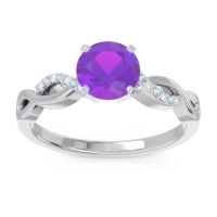 Solitaire Milgrain Atati Ring