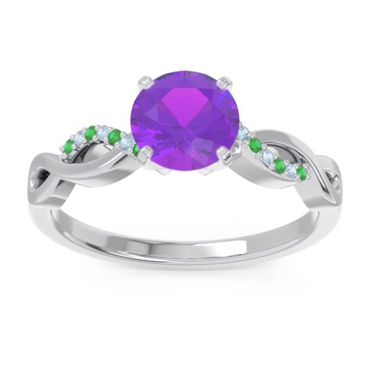 Solitaire Milgrain Atati Ring