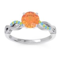 Solitaire Milgrain Atati Ring